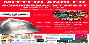 Mitterlandler Sommernachtsfest 2026